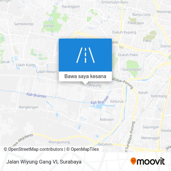 Peta Jalan Wiyung Gang VI