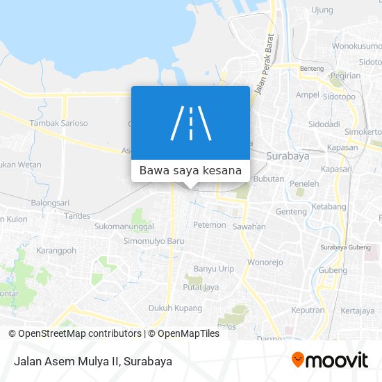 Peta Jalan Asem Mulya II