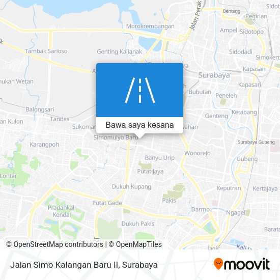 Peta Jalan Simo Kalangan Baru II