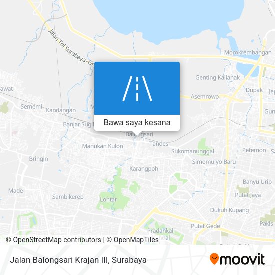 Peta Jalan Balongsari Krajan III