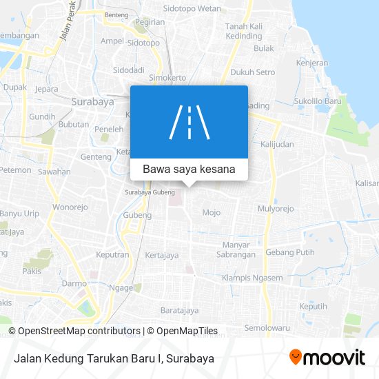 Peta Jalan Kedung Tarukan Baru I