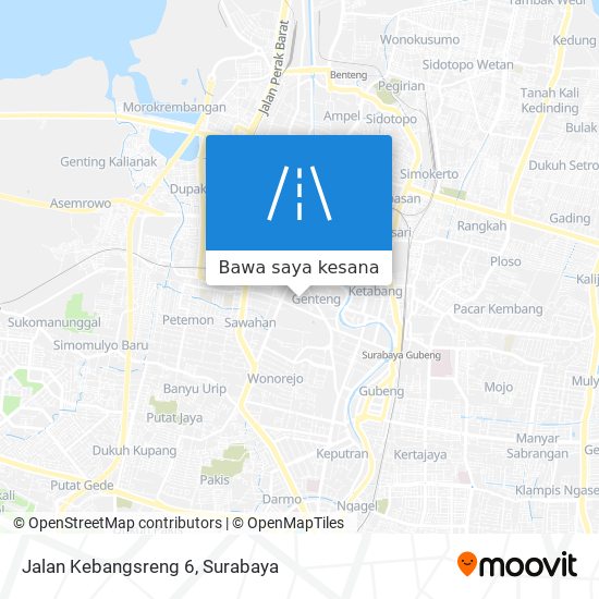 Peta Jalan Kebangsreng 6