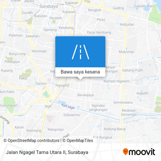 Peta Jalan Ngagel Tama Utara II
