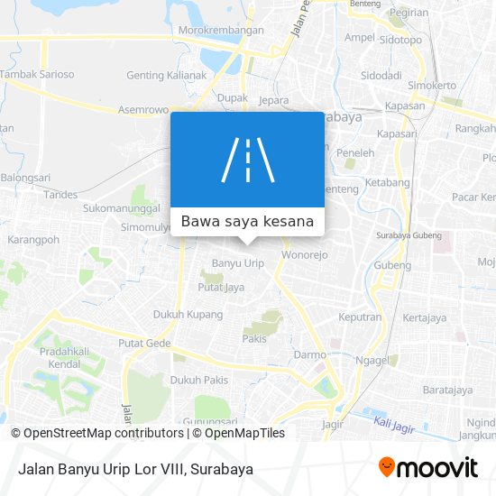 Peta Jalan Banyu Urip Lor VIII