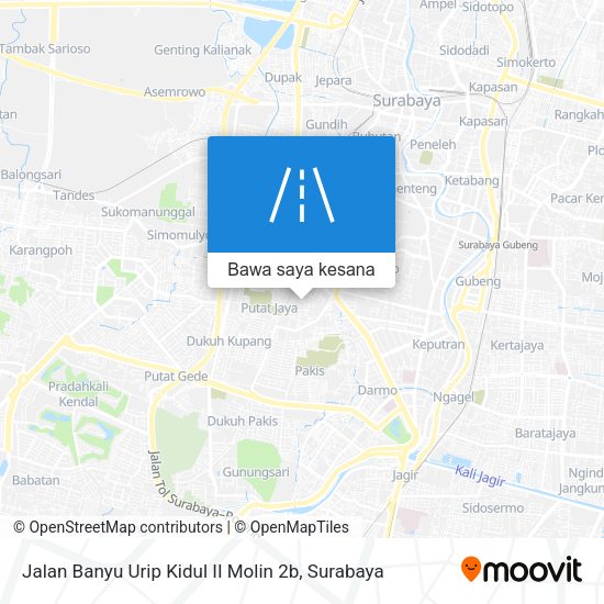 Peta Jalan Banyu Urip Kidul II Molin 2b