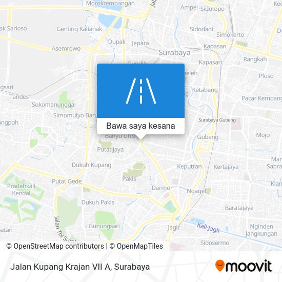 Peta Jalan Kupang Krajan VII A