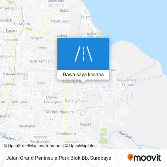 Peta Jalan Grand Peninsula Park Blok Bb