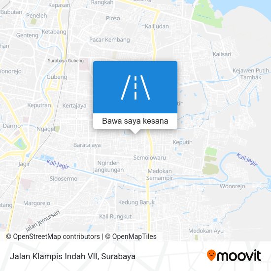 Peta Jalan Klampis Indah VII