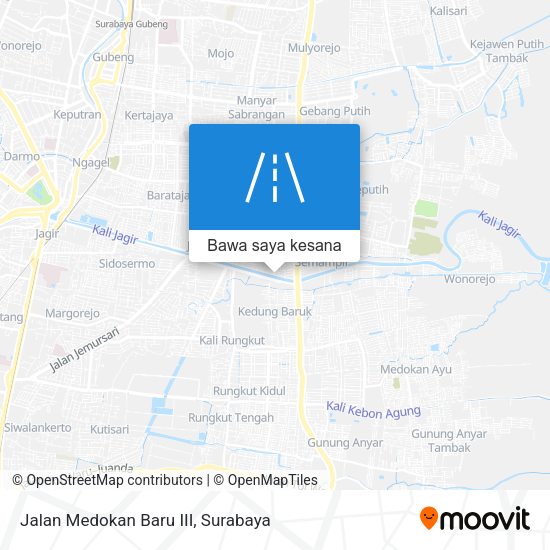 Peta Jalan Medokan Baru III