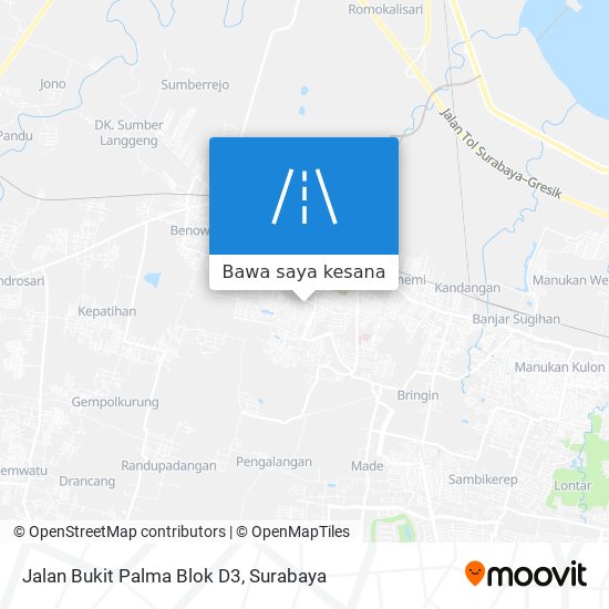 Peta Jalan Bukit Palma Blok D3