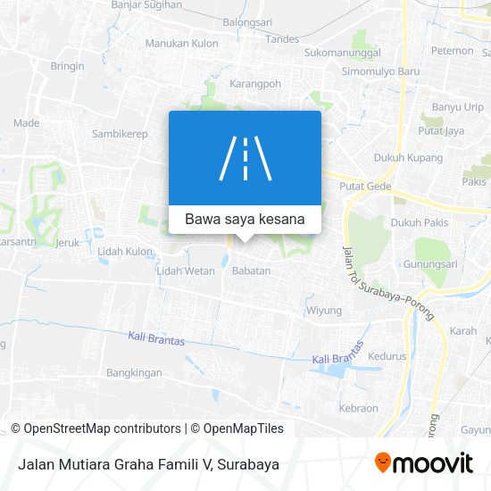 Peta Jalan Mutiara Graha Famili V