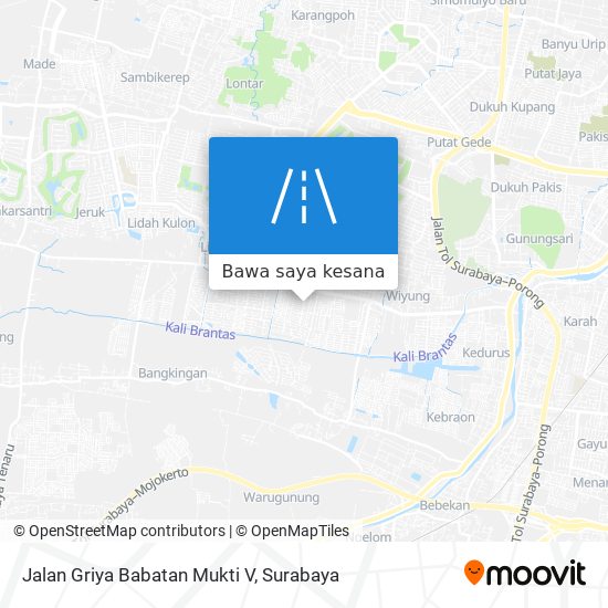 Peta Jalan Griya Babatan Mukti V