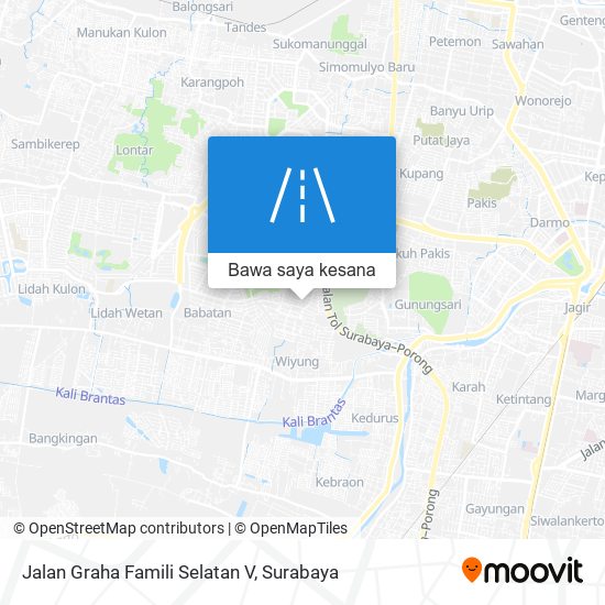 Peta Jalan Graha Famili Selatan V