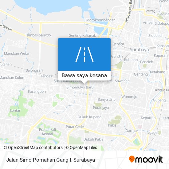 Peta Jalan Simo Pomahan Gang I