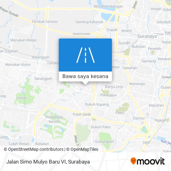 Peta Jalan Simo Mulyo Baru VI