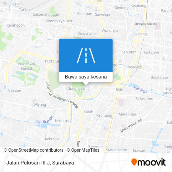 Peta Jalan Pulosari III J
