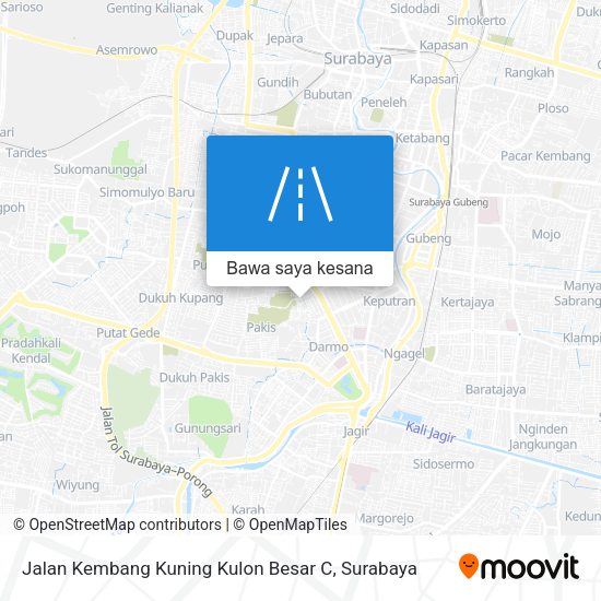 Peta Jalan Kembang Kuning Kulon Besar C