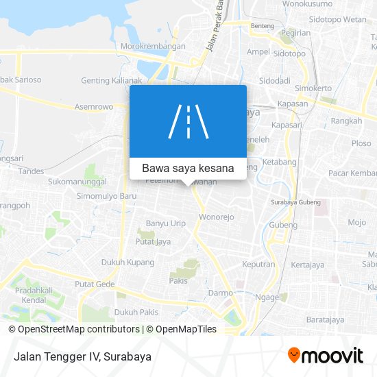 Peta Jalan Tengger IV