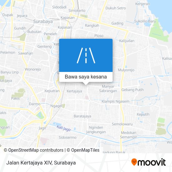 Peta Jalan Kertajaya XIV