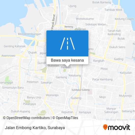 Peta Jalan Embong Kartiko