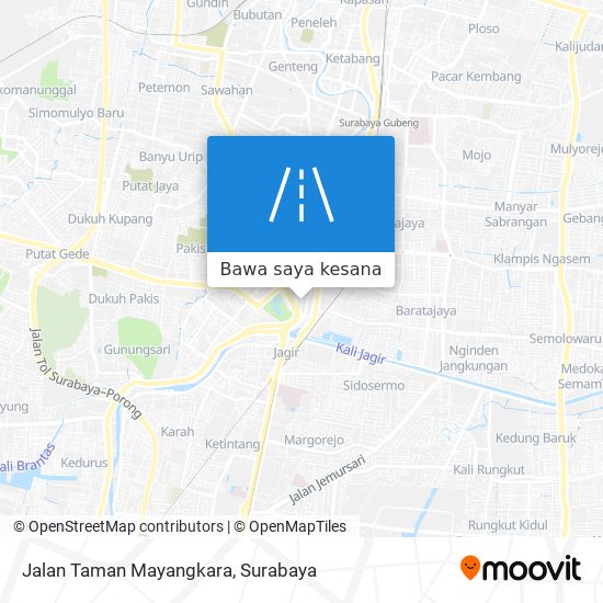 Peta Jalan Taman Mayangkara