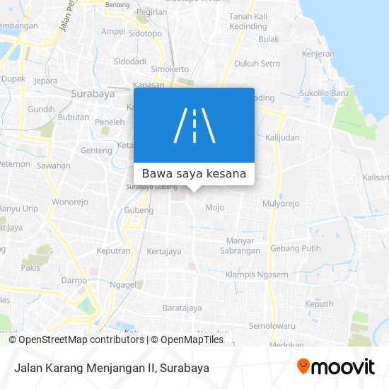 Peta Jalan Karang Menjangan II