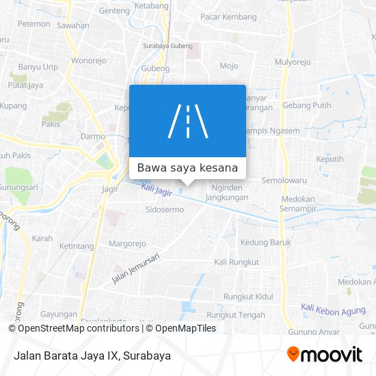 Peta Jalan Barata Jaya IX