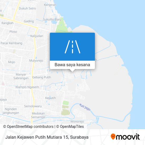 Peta Jalan Kejawen Putih Mutiara 15