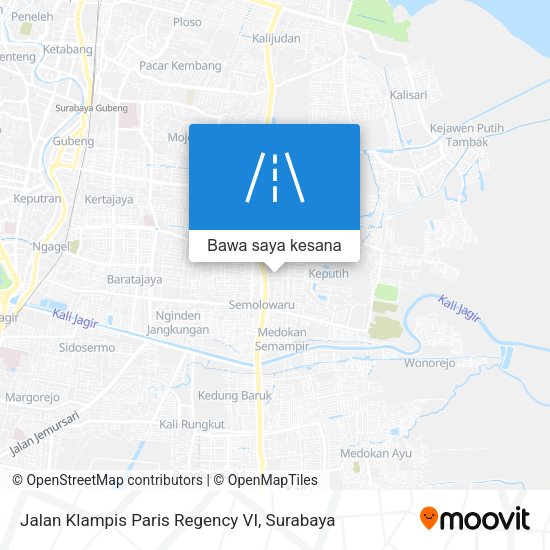 Peta Jalan Klampis Paris Regency VI