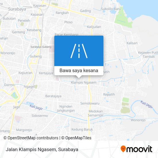 Peta Jalan Klampis Ngasem