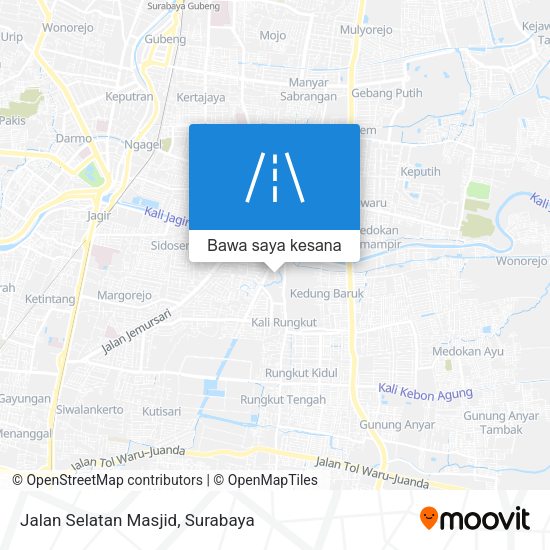 Peta Jalan Selatan Masjid