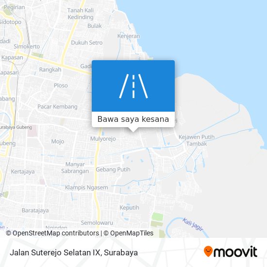 Peta Jalan Suterejo Selatan IX