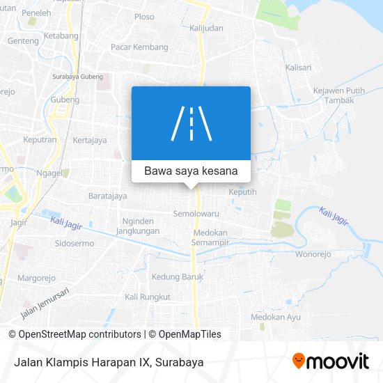 Peta Jalan Klampis Harapan IX