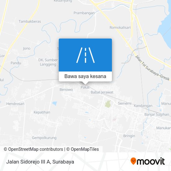 Peta Jalan Sidorejo III A