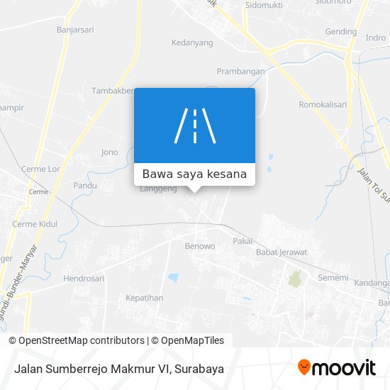 Peta Jalan Sumberrejo Makmur VI