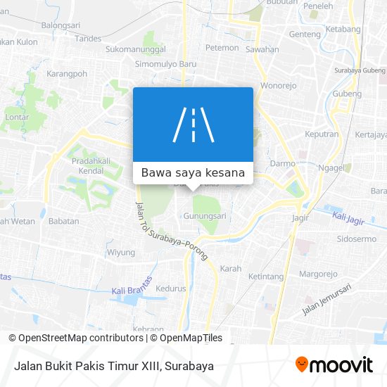 Peta Jalan Bukit Pakis Timur XIII