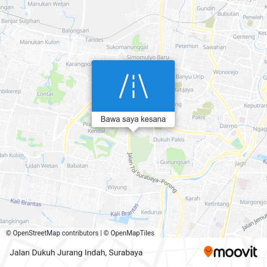 Peta Jalan Dukuh Jurang Indah