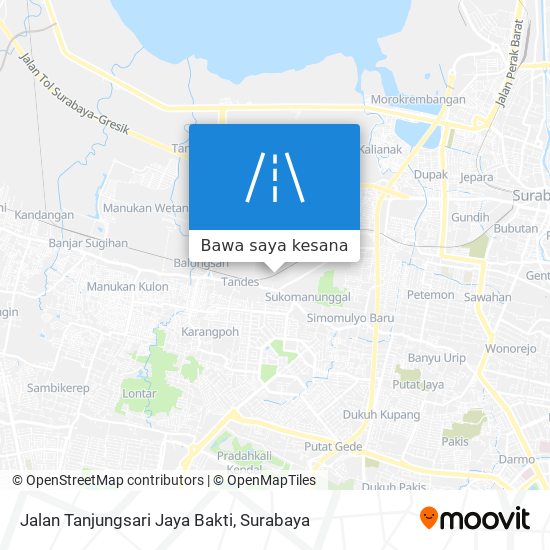 Peta Jalan Tanjungsari Jaya Bakti