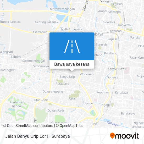 Peta Jalan Banyu Urip Lor II