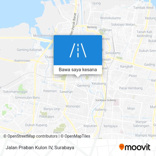 Peta Jalan Praban Kulon IV