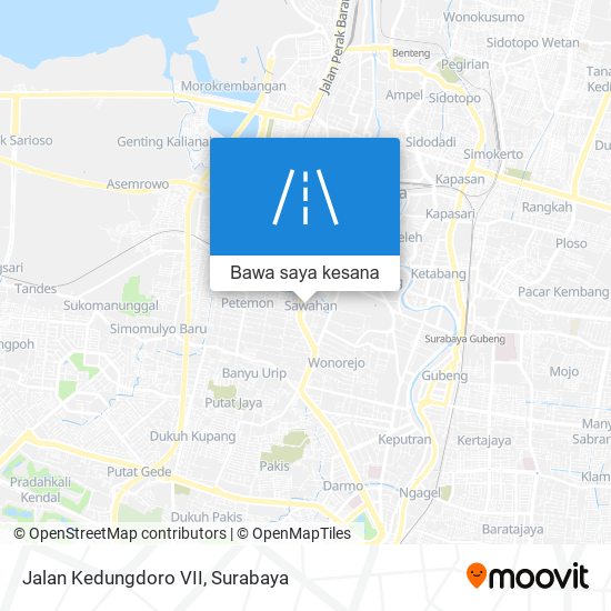 Peta Jalan Kedungdoro VII