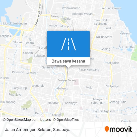 Peta Jalan Ambengan Selatan