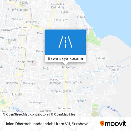 Peta Jalan Dharmahusada Indah Utara VII