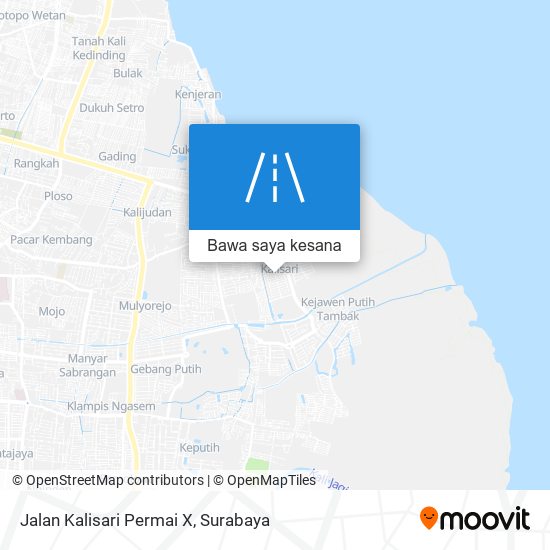 Peta Jalan Kalisari Permai X