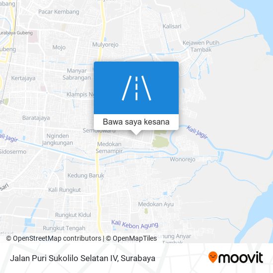 Peta Jalan Puri Sukolilo Selatan IV