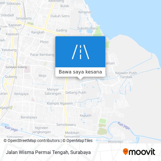 Peta Jalan Wisma Permai Tengah