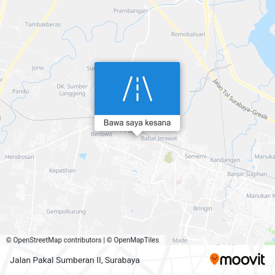 Peta Jalan Pakal Sumberan II