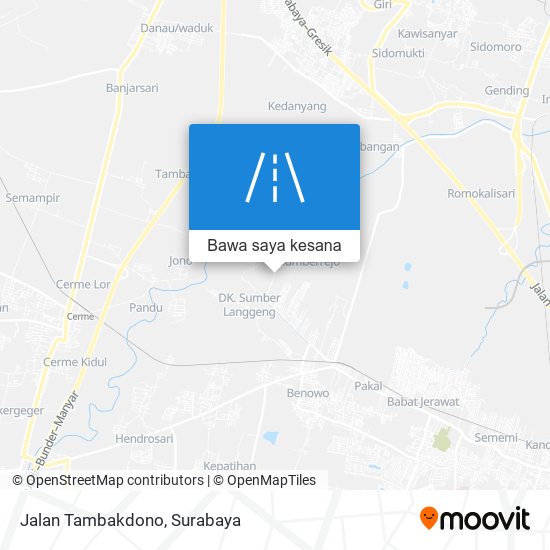 Peta Jalan Tambakdono