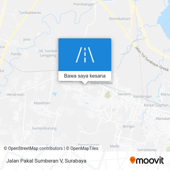 Peta Jalan Pakal Sumberan V