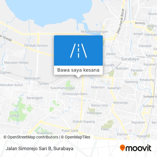 Peta Jalan Simorejo Sari B